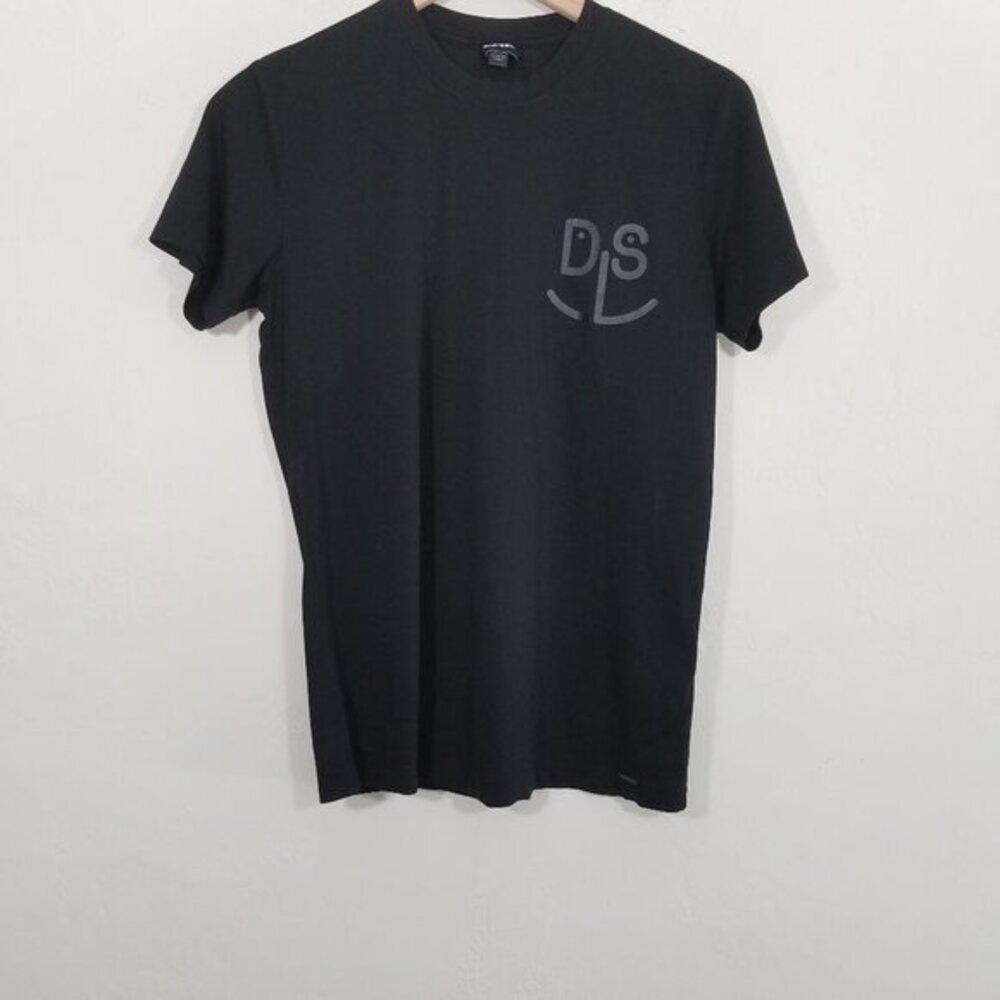 Diesel Men's Cotton T-Shirt Black Size S